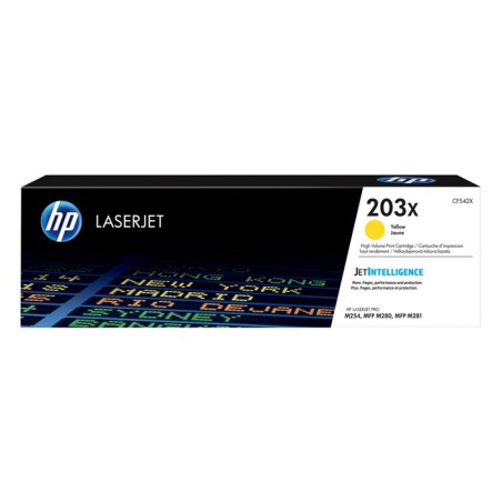 Oryginalny Toner Yellow Hp Color Laserjet M254, Mfp M280, Mfp M281 (203X Cf542X)