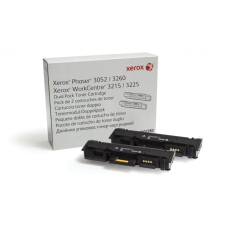 Oryginalny Toner Czarny Xerox Phaser 3052, 3260, Workcentre 3215, 3225 (106R02782) (Dwupak)