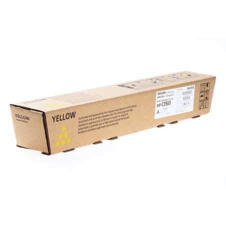 Oryginalny Toner Yellow Ricoh Af Mpc3003, Mpc3004, Mpc3503, Mpc3504, Mpc4504, Mpc5504, Mpc6004 (841818)