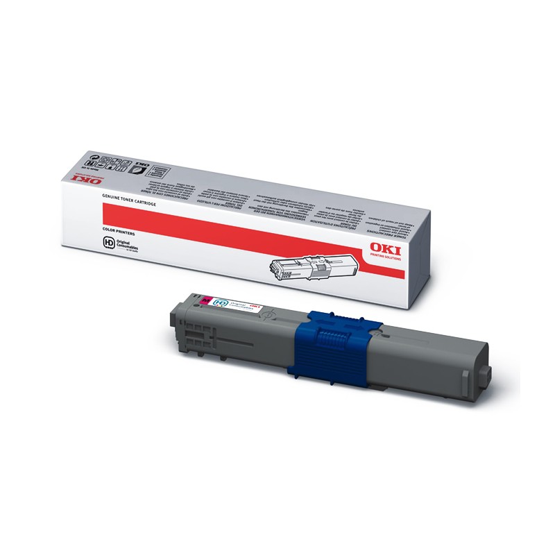Oryginalny Toner Magenta Oki C310, C330, C331, C510, C511, C530, C531, Mc351, Mc352, Mc361, Mc362, Mc561, Mc562 (44469705)