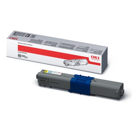 Oryginalny Toner Yellow Oki C310, C330, C331, C510, C511, C530, C531, Mc351, Mc352, Mc361, Mc362, Mc561, Mc562 (44469704)