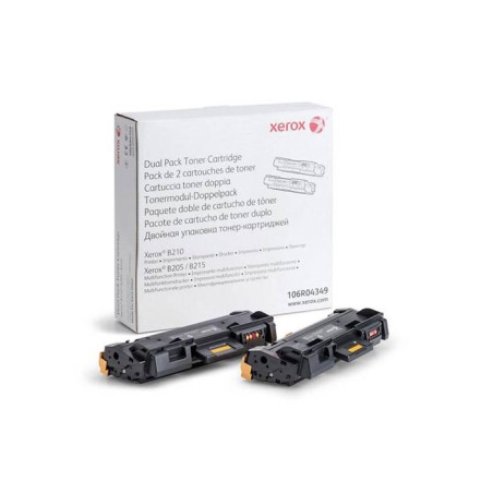 Oryginalny Toner Czarny Xerox B205, B210, B215 (106R04349) (Dwupak)