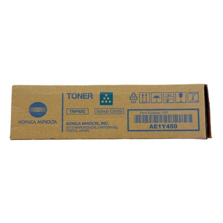 Oryginalny Toner Cyan Konica Minolta Bizhub C3120I (Tnp92C, Tnp-92C, Ae1Y450)