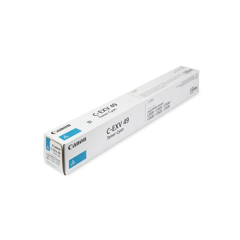 Oryginalny Toner Cyan Canon Adv Irc3320, Irc3325, Irc3330, Irc3520, Irc3525, Irc3530 (C-Exv49C, Cexv49C, 8525B002)