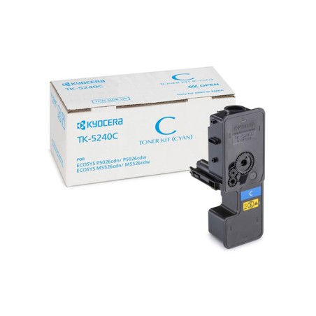 Oryginalny Toner Cyan Kyocera M5526, P5026 (Tk5240C, Tk-5240C, 1T02R7Cnl0)