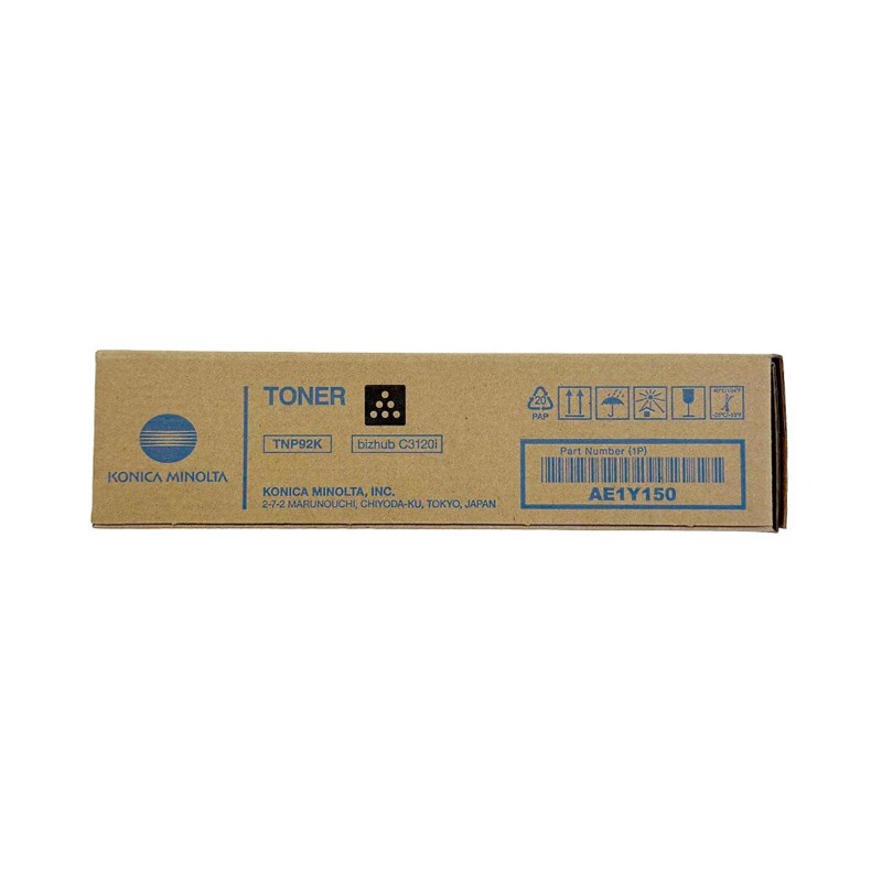 Oryginalny Toner Black Konica Minolta Bizhub C3120I (Tnp92K, Tnp-92K, Ae1Y150)