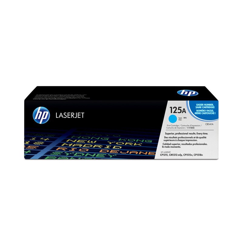 Oryginalny Toner Cyan Hp Color Laserjet Cm1312, Cp1215, Cp1515, Cp1518 (125A Cb541A)