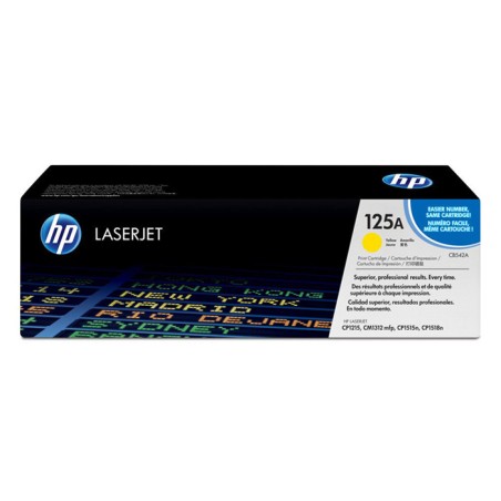 Oryginalny Toner Yellow Hp Color Laserjet Cm1312, Cp1215, Cp1515, Cp1518 (125A Cb542A)