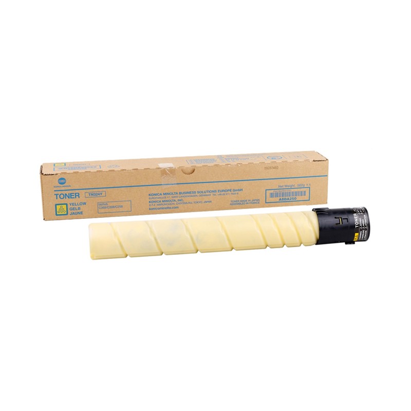 Oryginalny Toner Yellow Konica Minolta Bizhub C258, C308, C368 (Tn324Y, Tn-324Y, A8Da250)