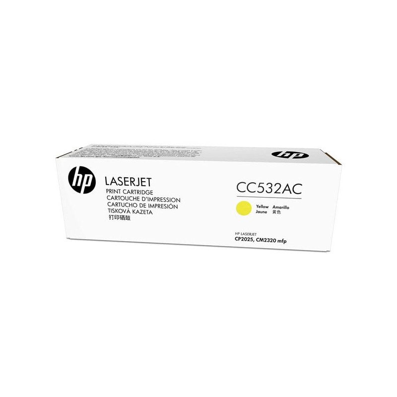 Oryginalny Toner Yellow Hp Color Laserjet Cp2025, Cm2320 (304Ac Cc532Ac)