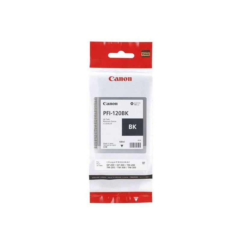 Oryginalny Tusz Black Canon Pfi-120Bk, Pfi120Bk (2885C001)