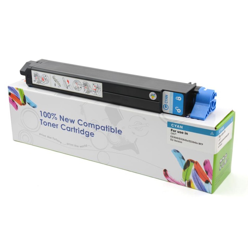 Toner Cartridge Web Cyan Oki Es3640,Es3640E,Es3640E Mfp  Zamiennik 42918927