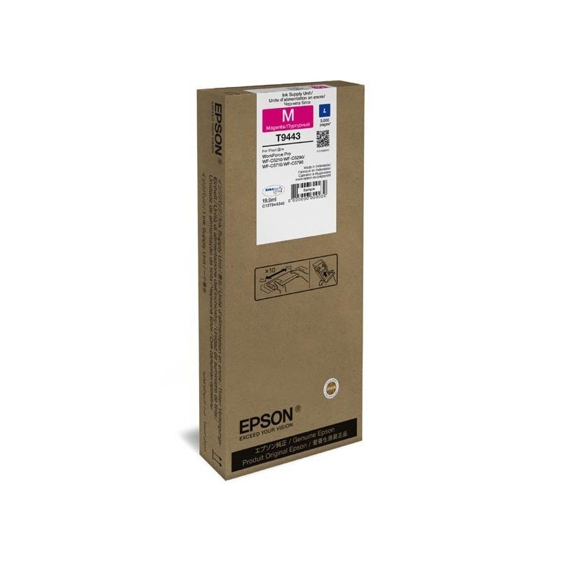 Oryginalny Tusz Magenta Epson T9443 (C13T944340)
