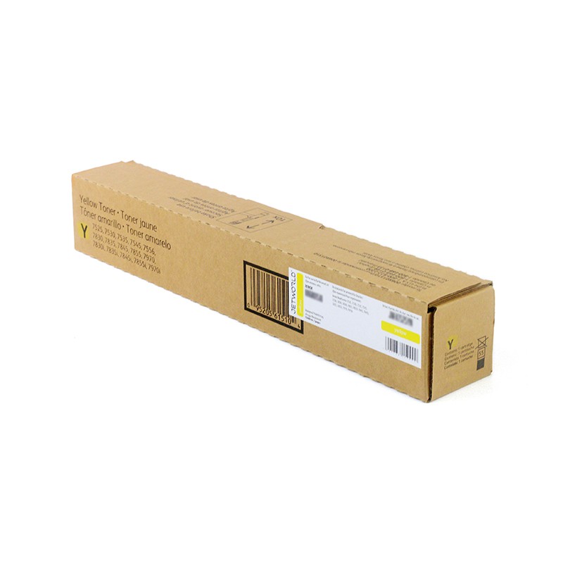 Toner Jetworld Yellow Xerox 7525 Zamiennik 006R01514, 006R01510 (Uwaga! Toner Przeznaczony Na Europę Zachodnią)