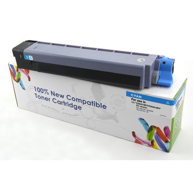 Toner Cartridge Web Cyan Oki Es8451 Zamiennik 44059259