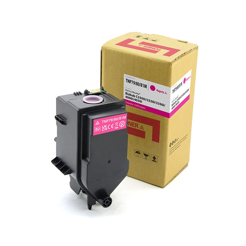 Toner Cartridge Web Magenta Minolta Tnp79M  Zamiennik Aajw350, Aajw3D0 Uwaga- Nie Pasują Do Minolty C3350 (Znaczenie Ma Brak Lit