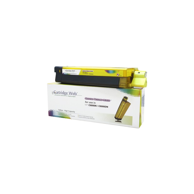 Toner Cartridge Web Yellow Oki C8600/C8800 Zamiennik 43487709