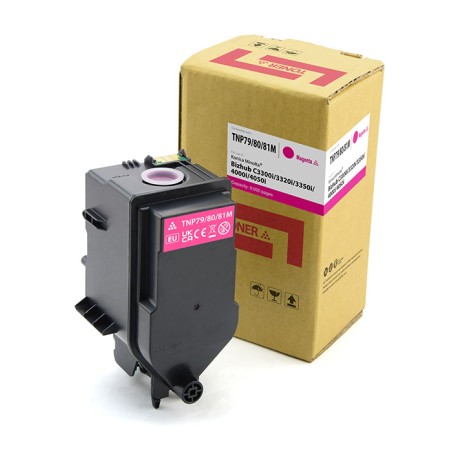Toner Cartridge Web Magenta Minolta C3320I Zamiennik Tnp80M (Aajw352)
