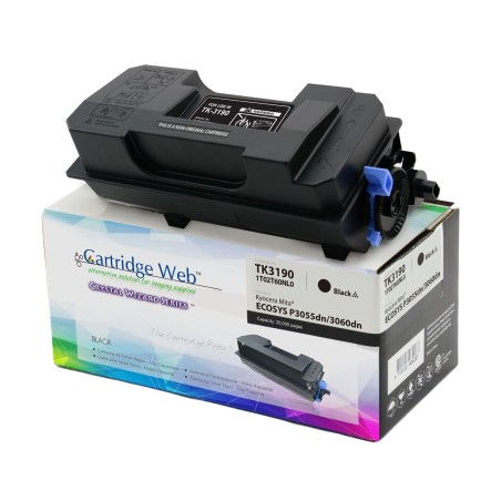 Toner Cartridge Web Czarny Kyocera Tk3190 Zamiennik Tk-3190 (Z Pojemnikiem Na Zużyty Toner Waste Box)