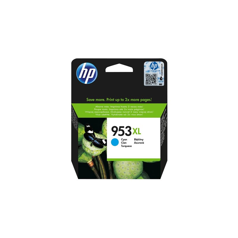 Oryginalny Tusz Cyan Hp 953Xl (F6U16Ae)