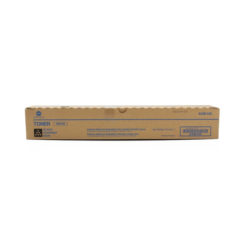 Oryginalny Toner Black Konica Minolta Bizhub C454, C554 (Tn512K, Tn-512K, A33K152)