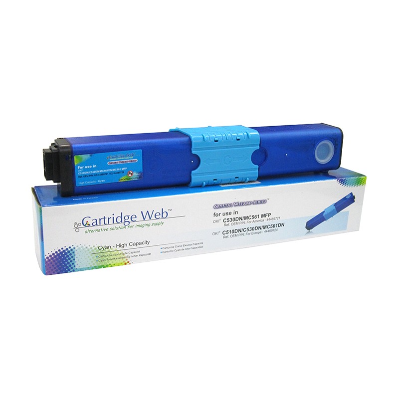 Toner Cartridge Web Cyan Oki C510 Zamiennik 44469724