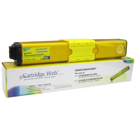 Toner Cartridge Web Yellow Oki C510 Zamiennik 44469722