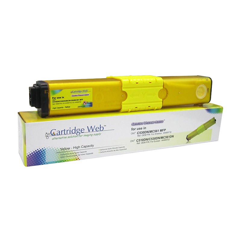 Toner Cartridge Web Yellow Oki C510 Zamiennik 44469722