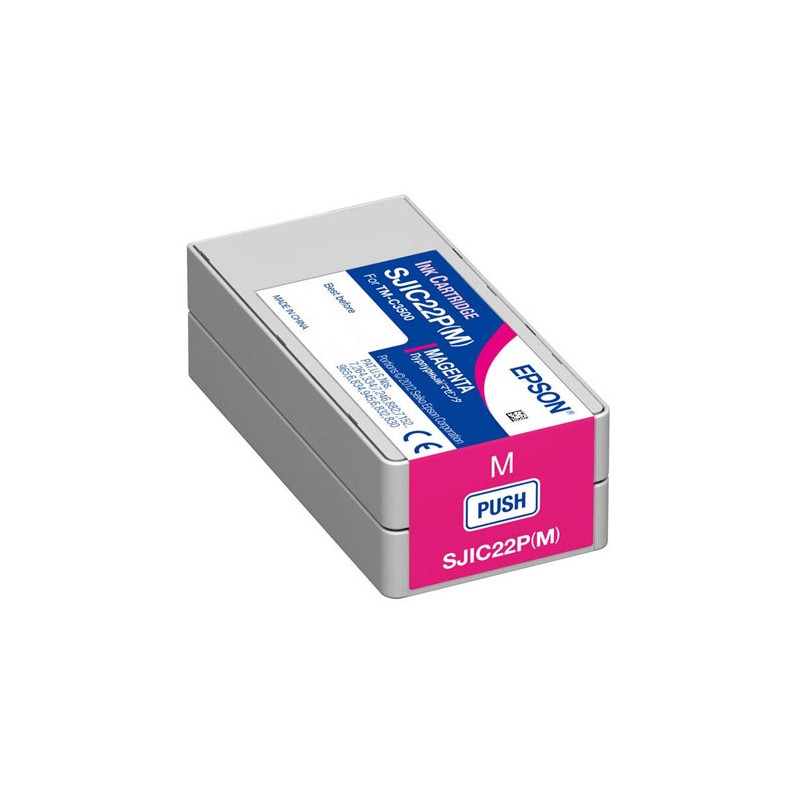 Oryginalny Tusz Magenta Epson Sjic22Pm, Sji-C22Pm, Sjic-22Pm (C33S020603)