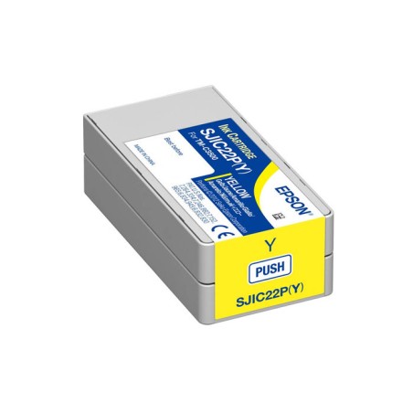 Oryginalny Tusz Yellow Epson Sjic22Py, Sji-C22Py, Sjic-22Py (C33S020604)