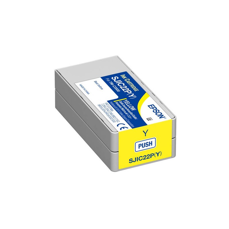 Oryginalny Tusz Yellow Epson Sjic22Py, Sji-C22Py, Sjic-22Py (C33S020604)