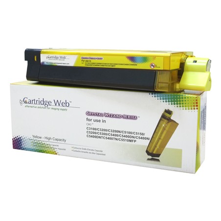 Toner Cartridge Web Yellow Oki C3100/C5100/C5450 Zamiennik 42804513/42127405/42127454