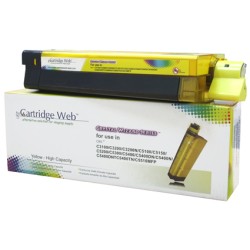 Toner Cartridge Web Yellow Oki C3100/C5100/C5450 Zamiennik 42804513/42127405/42127454