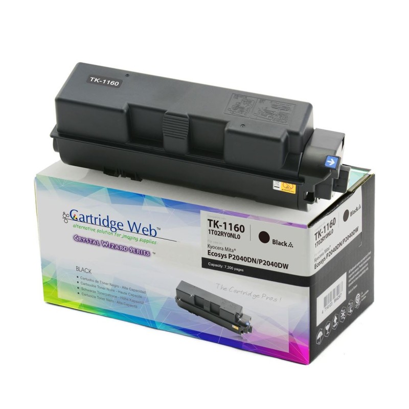 Toner Cartridge Web Czarny Kyocera Tk1160 Zamiennik Tk-1160