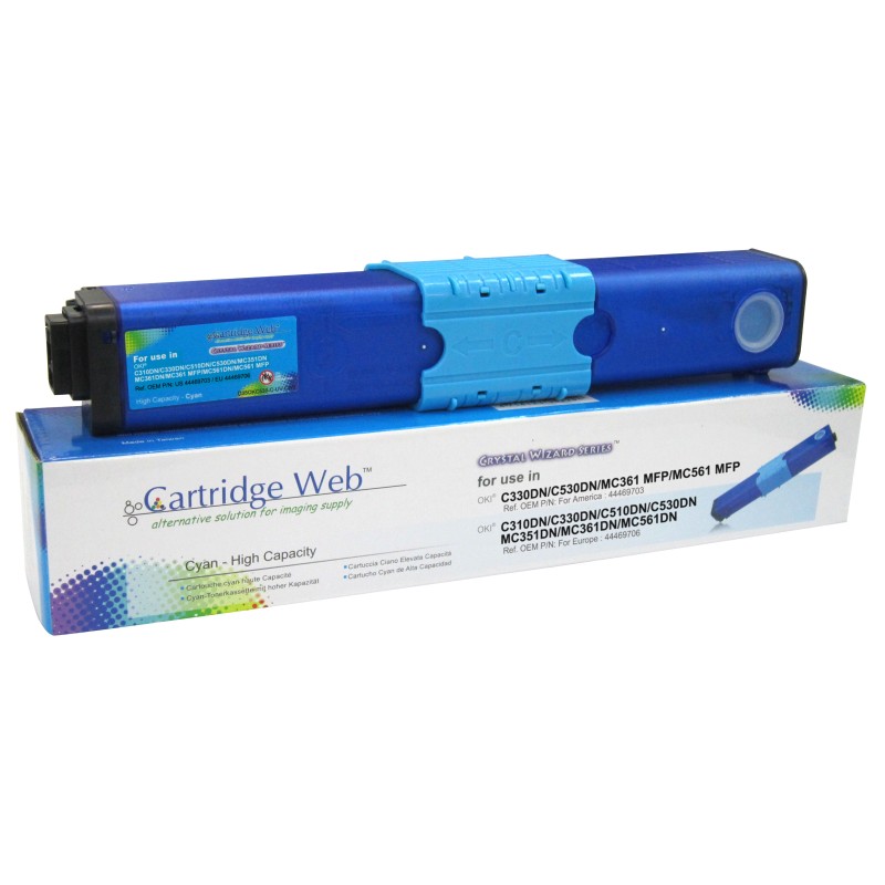 Toner Cartridge Web Cyan Oki C310 Zamiennik 44469706