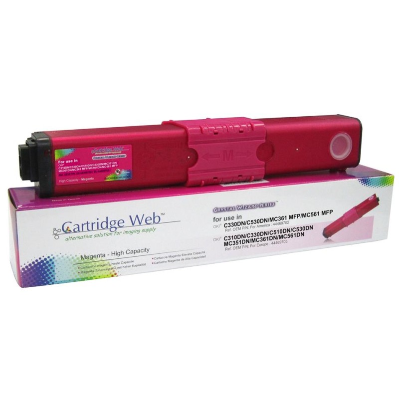 Toner Cartridge Web Magenta Oki C310 Zamiennik 44469705