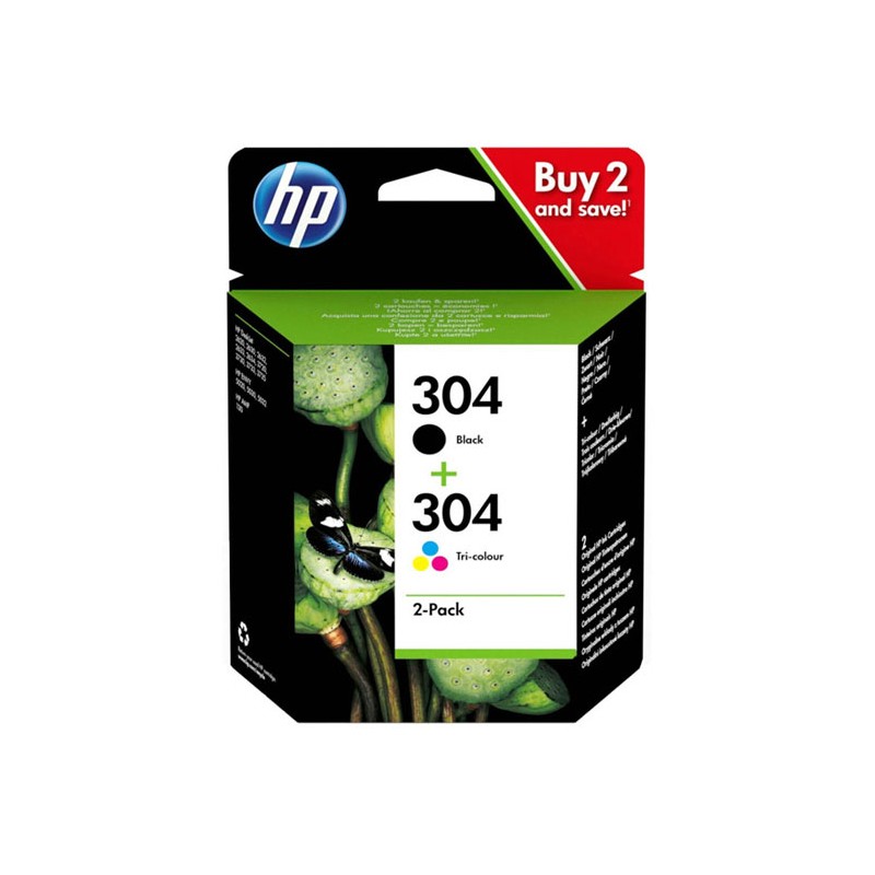 Oryginalny Tusz Cmyk Hp 304 (3Jb05Ae)