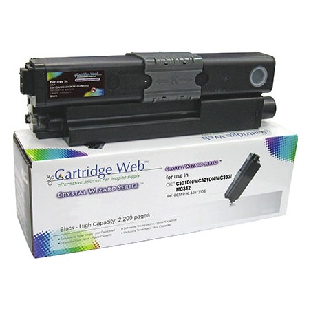 Toner Cartridge Web Black Oki C301 Zamiennik 44973536