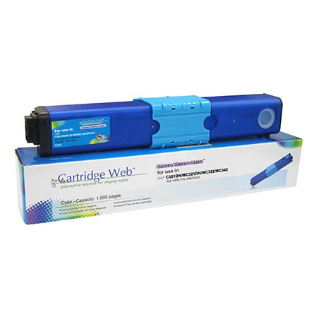 Toner Cartridge Web Cyan Oki C301 Zamiennik 44973535