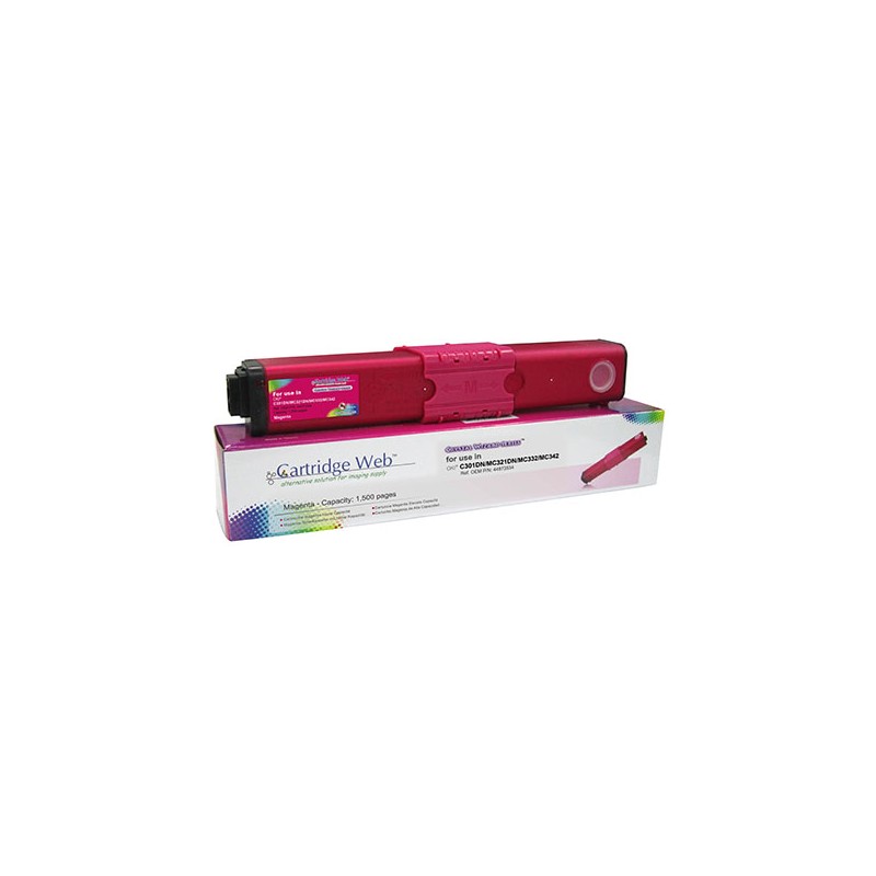 Toner Cartridge Web Magenta Oki C301 Zamiennik 44973534