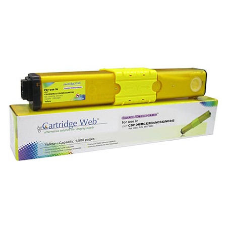 Toner Cartridge Web Yellow Oki C301 Zamiennik 44973533
