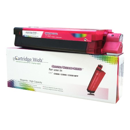 Toner Cartridge Web Magenta Oki C5800 Zamiennik 43324422