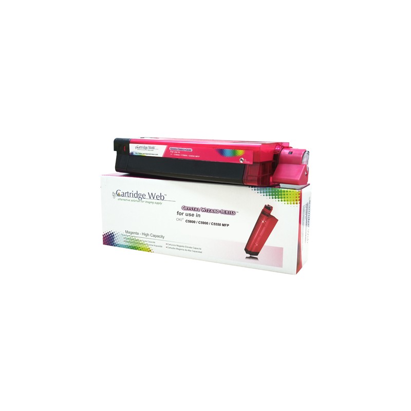 Toner Cartridge Web Magenta Oki C5800 Zamiennik 43324422