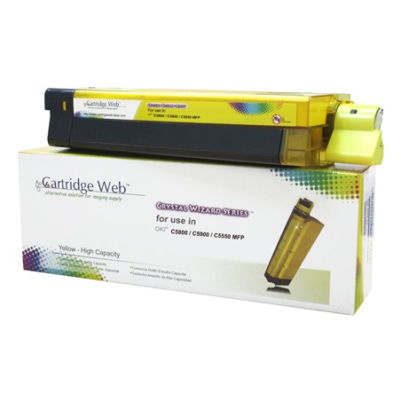 Toner Cartridge Web Yellow Oki C5800 Zamiennik 43324421