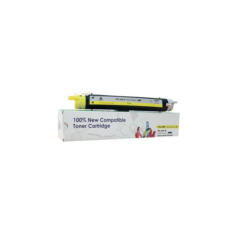Toner Cartridge Web Yellow Xerox 6350 Zamiennik 106R01146