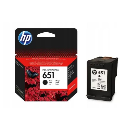 Oryginalny Tusz Black Hp 651 (C2P10Ae)