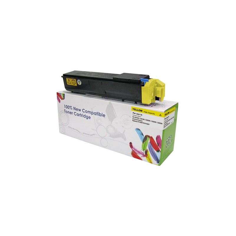 Toner Cartridge Web Yellow Kyocera Tk500/Tk510/Tk520 Zamiennik Tk-500Y/Tk510Y/Tk520Y