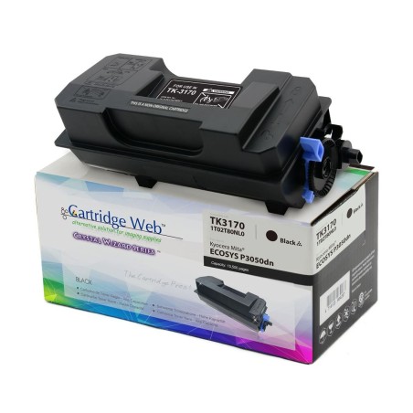 Toner Cartridge Web Czarny Kyocera Tk3170 Zamiennik Tk-3170 (Z Pojemnikiem Na Zużyty Toner Waste Box)