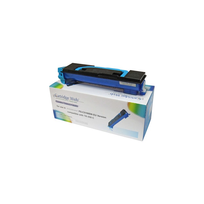 Toner Cartridge Web Cyan Kyocera Tk550/Tk552 Zamiennik Tk-550C