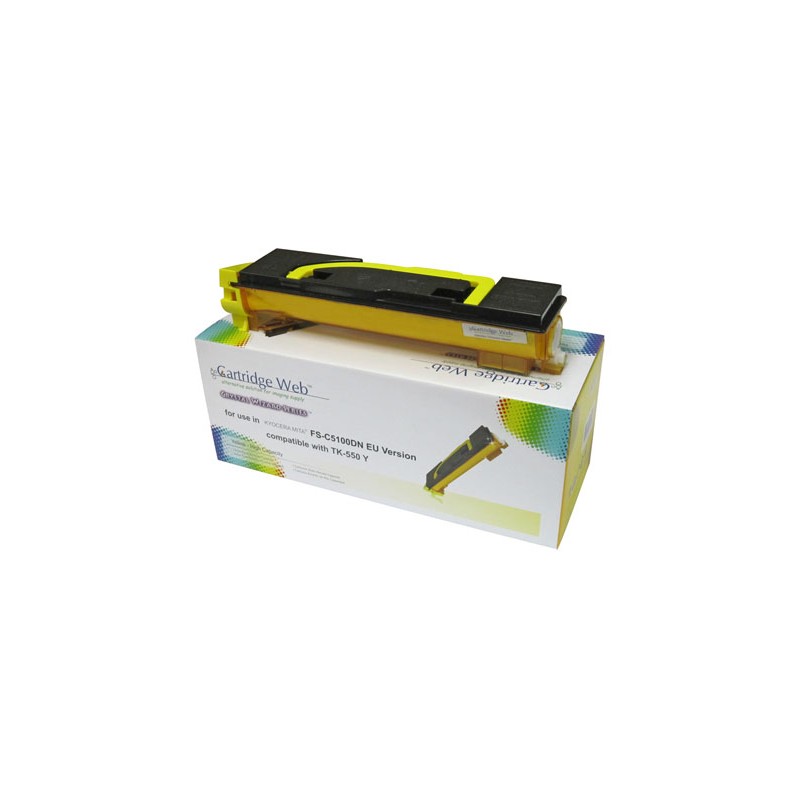 Toner Cartridge Web Yellow Kyocera Tk550/Tk552 Zamiennik Tk-550Y